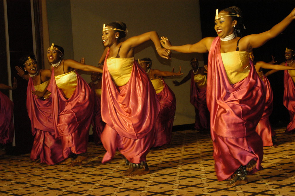 Rwandan Traditional Dance in progress